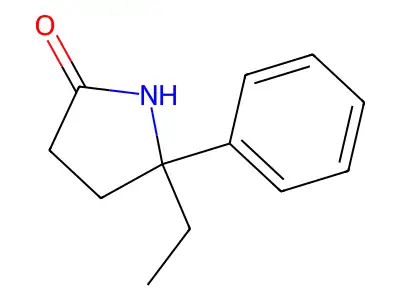 5-Ethyl-5-phenylpyrrolidinone structure