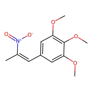 1,2,3-Trimethoxy-5-(2-nitroprop-1-enyl)benzene structure
