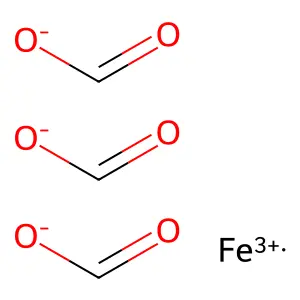 甲酸铁 structure