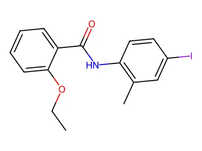 2-ethoxy-N-(4-iodo-2-methylphenyl)benzamide structure