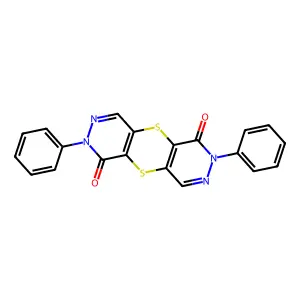 2,7-Diphenyl[1,4]dithiino[2,3-d:5,6-d']dipyridazine-1,6(2h,7h)-dione structure