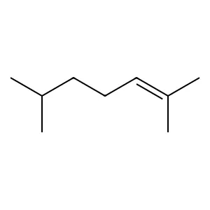 2,6-Dimethyl-2-heptene structure