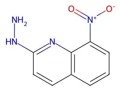 (8-Nitroquinolin-2-yl)hydrazine structure