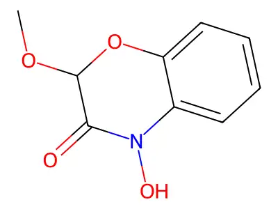 2H-1,4-Benzoxazin-3(4H)-one, 4-hydroxy-2-methoxy- structure