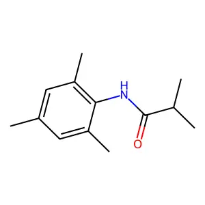 2-methyl-N-(2,4,6-trimethylphenyl)propanamide structure