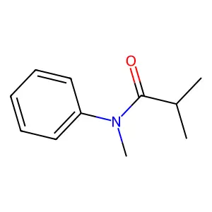 N,2-dimethyl-N-phenylpropanamide structure
