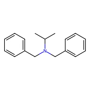 Benzenemethanamine, N-(1-methylethyl)-N-(phenylmethyl)- structure