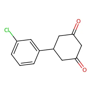 5-(3-Chlorophenyl)cyclohexane-1,3-dione structure