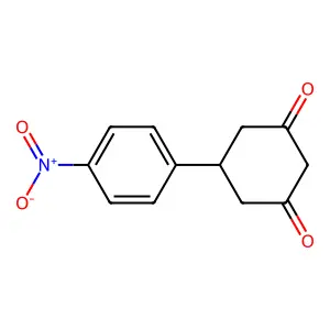 5-(4-Nitrophenyl)cyclohexane-1,3-dione structure