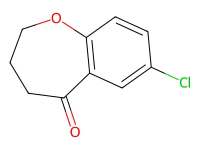 7-Chloro-2,3,4,5-tetrahydro-1-benzoxepin-5-one structure