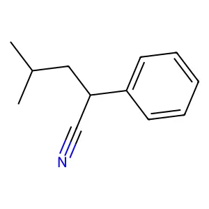 4-甲基-2-苯基戊腈 structure