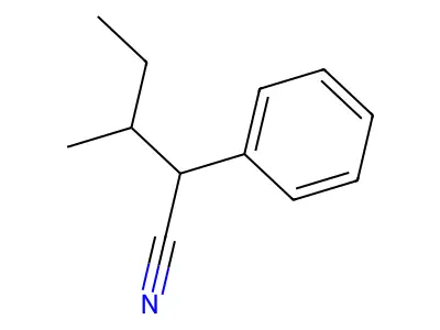 3-Methyl-2-phenylpentanenitrile structure