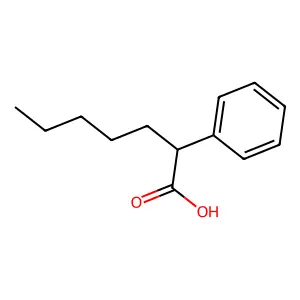 alpha-Pentylbenzeneacetic acid structure