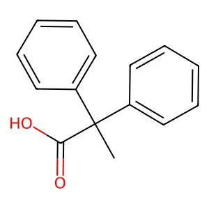 2,2-二苯基丙酸 structure