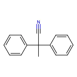2,2-二苯基丙腈 structure