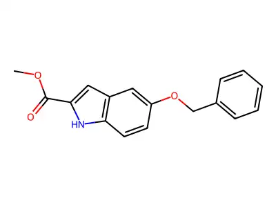 Methyl 5-(Benzyloxy)-1H-indole-2-carboxylate structure