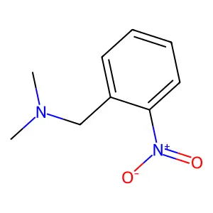 N,N-dimethyl-2-nitrobenzylamine structure