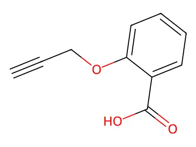 2-(Prop-2-yn-1-yloxy)benzoic acid structure