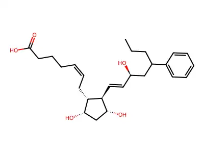 17-Phenyl-pgf2alpha structure