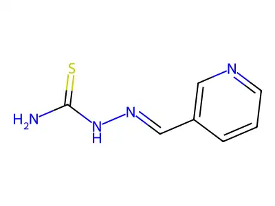 Pyridin-3-aldehyd-thiosemicarbazon structure