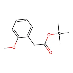 Trimethylsilyl (2-methoxyphenyl)acetate structure