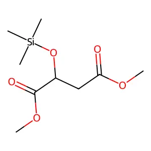 Dimethyl 2-[(trimethylsilyl)oxy]succinate structure