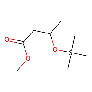 Methyl 3-[(trimethylsilyl)oxy]butanoate structure