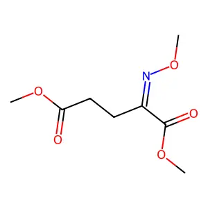 2-(Methoxyimino)pentanedioic acid dimethyl ester structure