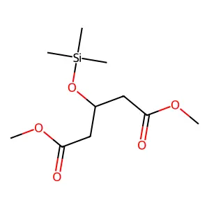 Dimethyl 3-[(trimethylsilyl)oxy]pentanedioate structure