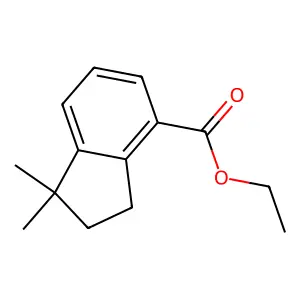 Ethyl 1,1-dimethylindan-4-carboxylate structure