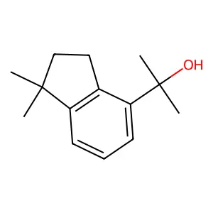 1H-Indene-4-methanol, 2,3-dihydro-alpha,alpha,1,1-tetramethyl- structure