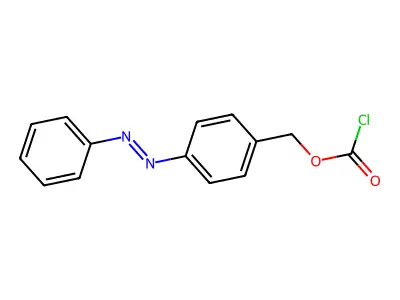 Carbonochloridic acid, (4-(phenylazo)phenyl)methyl ester structure
