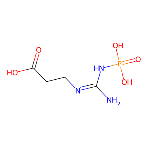 N-(N-Phosphonocarbamimidoyl)-beta-alanine structure