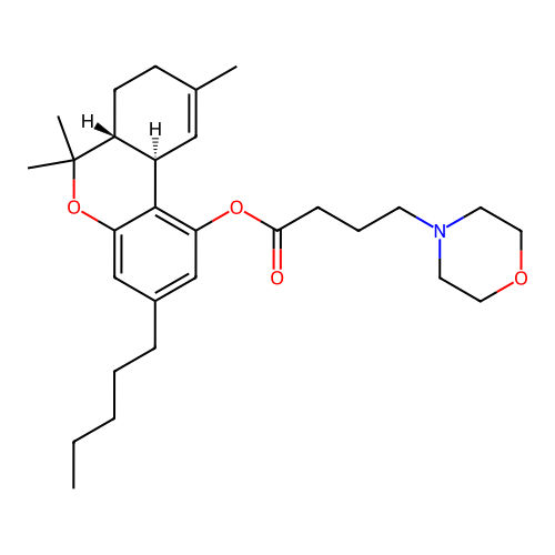 THC morpholinylbutyrate structure