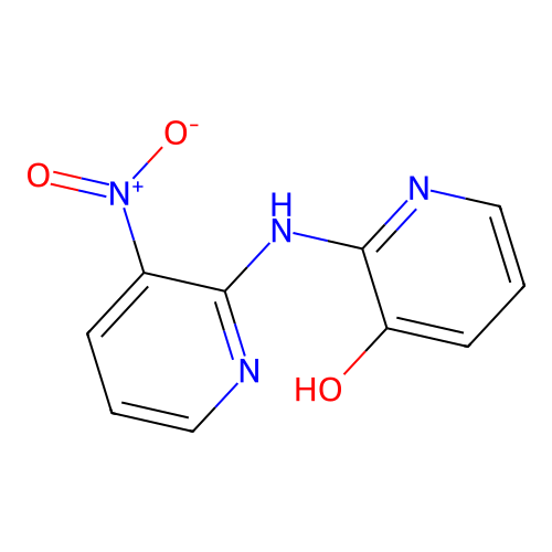 3-Pyridinol, 2-((3-nitro-2-pyridinyl)amino)- structure