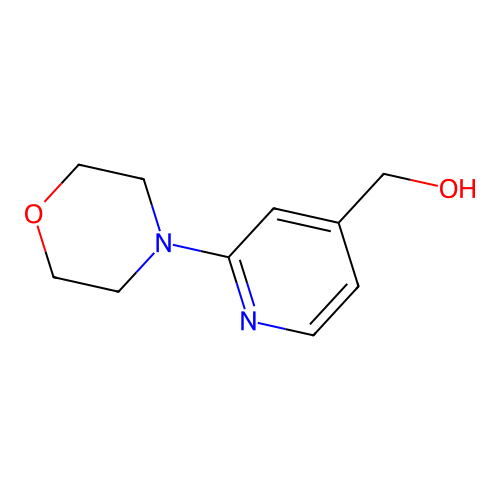 4-[4-(Hydroxymethyl)pyridin-2-yl]morpholine structure