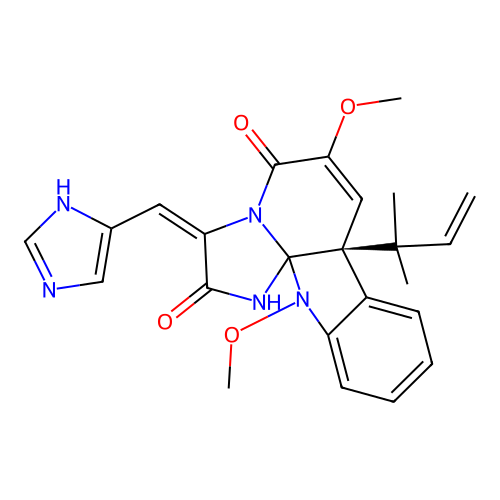 Oxaline structure