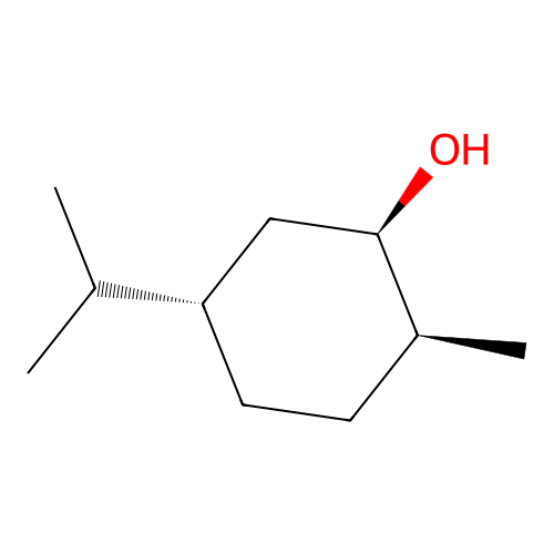 Cyclohexanol, 2-methyl-5-(1-methylethyl)-, [1R-(1alpha,2alpha,5beta)]- structure