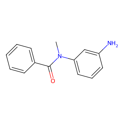 N-(3-aminophenyl)-N-methylbenzamide structure