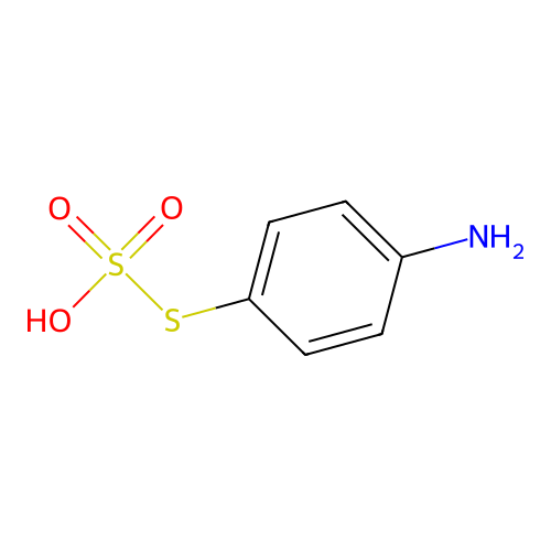 1-Amino-4-sulfosulfanylbenzene structure