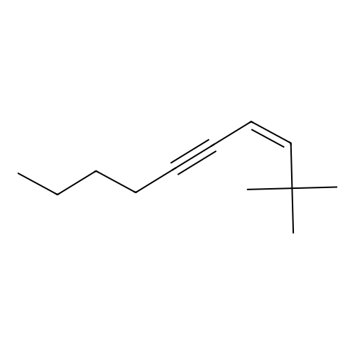3-Decen-5-yne, 2,2-dimethyl-, (Z)- structure