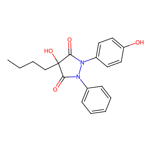 4-Hydroxyoxyphenbutazone structure