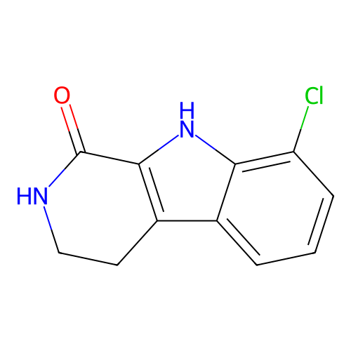 8-Chloro-2,3,4,9-tetrahydro-1h-beta-carbolin-1-one structure
