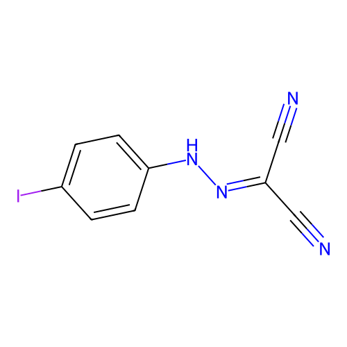 2-[(4-Iodophenyl)hydrazono]-malononitrile structure