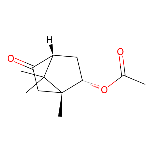 [(1R,2S,4R)-1,7,7-trimethyl-5-oxo-2-bicyclo[2.2.1]heptanyl] acetate structure