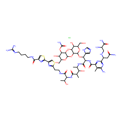 Bleomycin B2 HCl structure