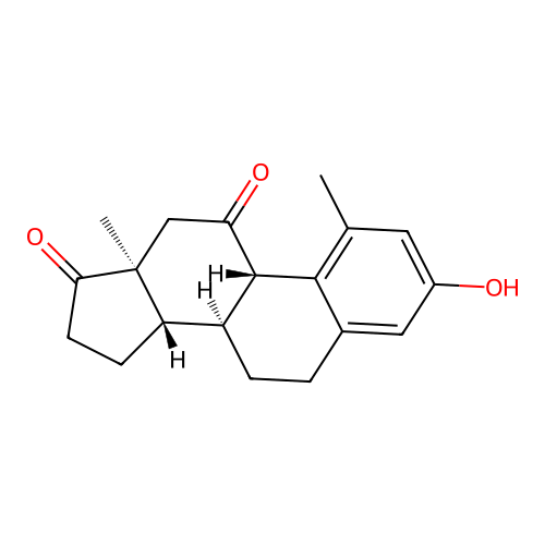 3-Hydroxy-1-methyl-1,3,5(10)-estratriene-11,17-dione structure