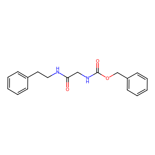 Benzyl {2-oxo-2-[(2-phenylethyl)amino]ethyl}carbamate structure