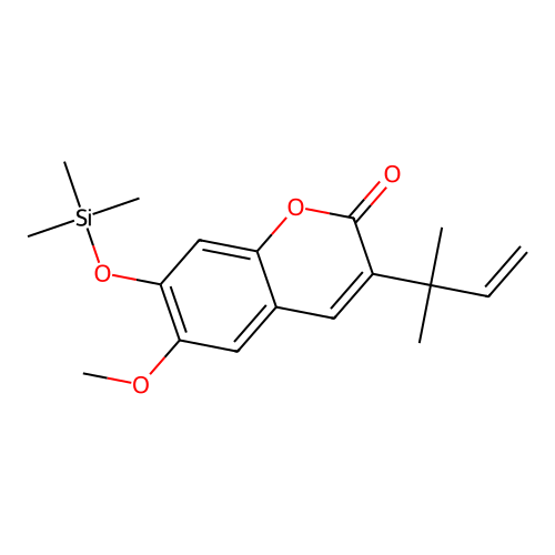 3-6-methoxy-7-[oxy]-2h-1-benzopyran-2-one structure