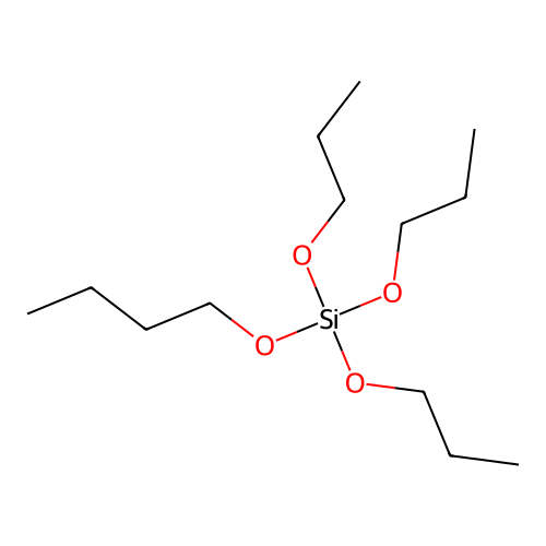 Silane, tripropoxy-, butyloxy- structure